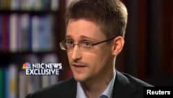 Эдвард Сноуден даёт интервью американскому телеканалу NBC