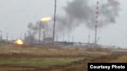 Месторождение Карачаганак. Западно-Казахстанская область, 25 сентября 2007 года.