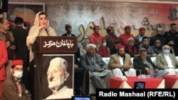 دې غونډې ته د عوامي نېشنل ګوند مشرانو د ترهګرۍ او تندروۍ پر ضد د بشیر احمد بلور مبارزې ته د عقیدت پیرزوونی وړاندې کړې.
