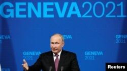 Ruski predsjednik Vladimir Putin u Ženevi, 16. juna 2021. 