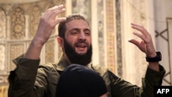 Abu Muhammad al-Jolani, liderul grupului Hayat Tahrir Al-Sham.