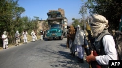 Pro-Taliban militants in the Swat Valley (file photo)