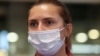 Japan / Belarus - Belarusian athlete Krystsina Tsimanouskaya is seen at Haneda international airport in Tokyo, Japan 1AUG2021.