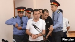 Armenia -- Vardan Sedrakian, a former presidential candidate convicted of plotting another candidate's assassination, in the court room, 19 Sep, 2013