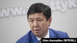 Бывший премьер-министр Кыргызстана и лидер партии "Ак Шумкар" Темир Сариев, кандидат в президенты.