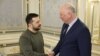 Среща между Желязков и Зеленски през февруари 2024 г. Тогава Желязков беше председател на парламента.
