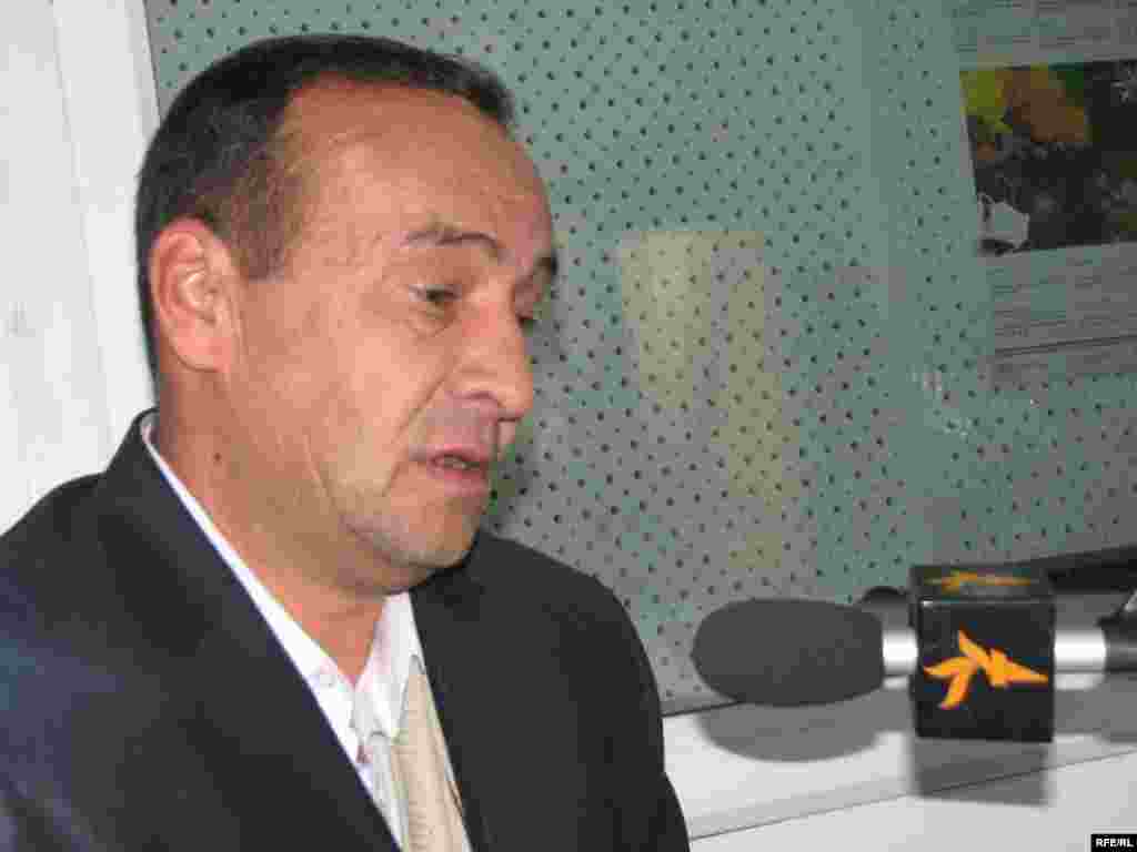 Авас Саипов "Азаттыктын" студиясында