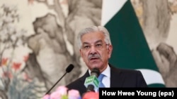 د پاکستان بهرنیو چارو وزیر خواجه محمد اصف
