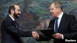 Հայաստանի և Ռուսաստանի ԱԳ նախարարներ Արարատ Միրզոյան և Սերգեյ Լավրով, արխիվ