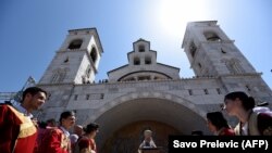 Vladika Joanikije je pozvao crnogorsku vladu da odustane od prijedloga zakona rekavši da će to dovesti do pljačke crkvene imovine, 15. juni 2019, Podgorica