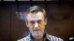 Орус оппозициясынын лидери Алексей Навальный Москванын Бабушкинский райондук сотунда. 20-февраль, 2021-жыл. Архивдеги сүрөт. 