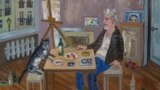 Belarus - Minsk artist Lyudmila Shchamyalyova paints pictures about coronavirus and self-isolation. Minsk, 31Mar2020