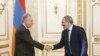 Armenia/CoE-Nikol Pashinian, acting Prime Minister of Armenia, meets with Gianni Buquicchio, President of the Venice Commission, Yerevan,31Oct,2018