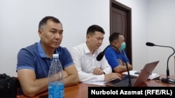 Равшан Жээнбеков сот залында. 2021-жылдын 5-августу.