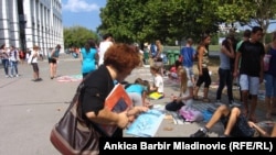 Zagreb,prodaja polovnih udžbenika, avgust 2011, ilustrativna fotografija