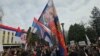 Skup podrške predsedniku Republike Srpske Miloradu Dodiku, dan uoči izricanja presude u Sudu BiH, Banjaluka, 25. februar 2025.
