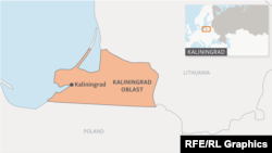Калининград облусу Литва менен Польшанын ортосунда турат жана иш жүзүндө Орусиянын негизги аймагы менен туташпаган эксклавы болуп саналат.