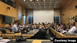 Заседание в комитете ООН по вопросам аннексированного Крыма, Женева, архивное фото