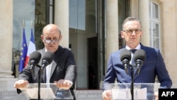 Francuski ministar vanjskih poslova Jean-Yves Le Drian i njemački ministar vanjskih poslova Heiko Maas, arhivska fotografija