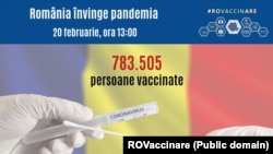 783 505 румыниялык тургун 2021-жылдын 20-февралына карата коронавируска каршы эмделди. 