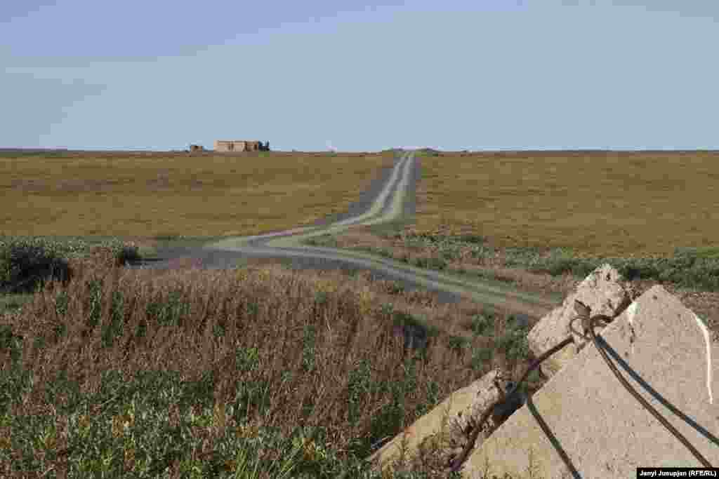 4. Road between two Gulag transit stations, Chaunsky district, Chukotka, Russia. 4. Road between two transit stations. Prisoners were drawn into the Soviet penal system in large numbers during the initial period of Kolyma's development most notably from the so-called anti-Kulak campaign and the government's internal war to force collectivization on the USSR's peasantry.