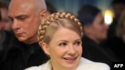Former Ukraininan Prime Minister Yulia Tymoshenko with her husband, Oleksandr, in 2010. 