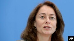 European Parliament Vice President Katarina Barley (file photo)