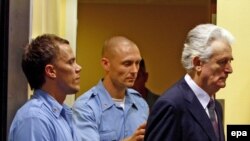 Radovan Karadžić u sudnici Haškog tribunala, 31. jul 2008.