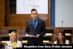 Ministar finansija Novica Vuković u parlamentu