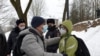 Лев Шлосберг на акции 23 января в Пскове 