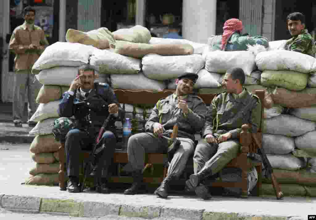 Baghdad, 20. mart 2003. Foto: AFP / Ramzi Haidar