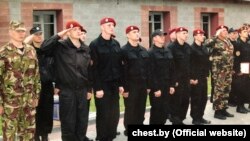 Вайскоўцы спэцыяльнага атраду хуткага рэагаваньня (САХР). Архіўнае фота