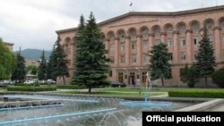 Armenia - The Lori provincial administration building in Vanadzor, June 14, 2018.