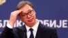 Згодом Марія Захарова додала до свого допису постскриптум і заявила, що її пост «неправильно зрозуміли», і що він засуджував не Александра Вучича (на фото), а представників американської адміністрації