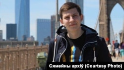 RFE/RL journalist Ihar Losik was arrested in June 2020 and sentenced to 15 years in prison on several charges, including organizing mass riots and incitement to social hatred. (file photo)