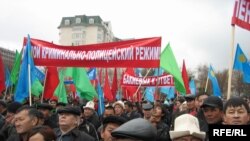 БЭКтин марттагы митинг акциясы