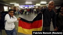 Izbjeglice na željezničkoj stanici u Berlinu, 11. septembar 2015.
