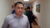 Гражданский активист Айдын Егеубаев в день суда против него. Астана, 27 сентября 2016 года. 