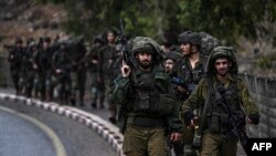 Войници от армията на Израел патрулират в северната част на страната, близо до границата с Ливан. 15 октомври 2023 г.