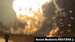Пожар в Рязани