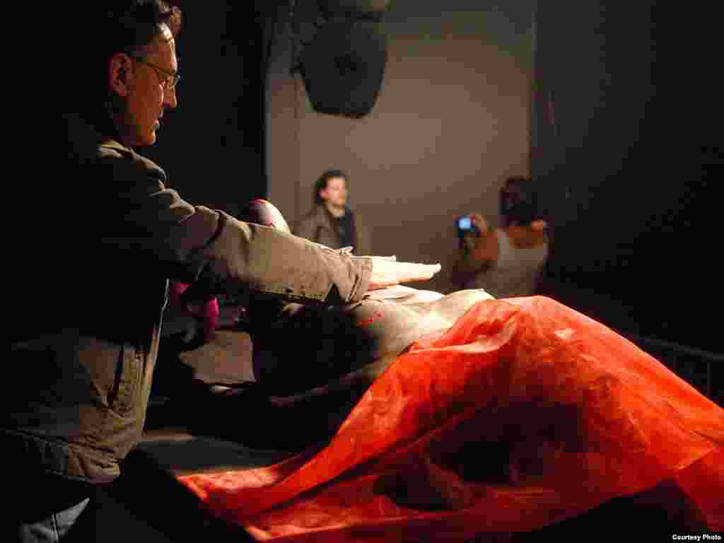 Ciklus Erszebet Bathory, Vlasta Delimar, Noć performansa, 26.11.2011. Foto: Stanislav Milojković