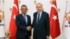دیدار اردوغان رئیس‌جمهور با ازل رهبر اصلی اپوزیسیون حزب جمهوری‌خواه خلق ترکیه، آنکارا، دوم مه