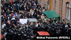 Četvrti dan protesta u bh. prijestolnici