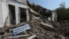 O școală pusă la pământ de rachetele rusești în apropiere de Nicolaev (Foto Reuters)