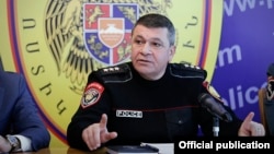 Վլադիմիր Գասպարյանը ոստիկանապետի պաշտոնում, փետրվար, 2017թ.