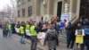 Protest građana zaduženih u švajcarskim francima, Beograd