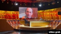 Russia - Former Armenian Robert Kocharian is interviewed by Russia's First Channel.
