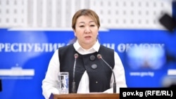 Айнура Акматова. Архивдик сүрөт.