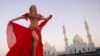 Rezeda Ganiullina dances on the grounds of a mosque in the ancient city of Bolgar.