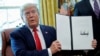 Дональд Трамп Ак үйдө журналисттер менен жолугушууда. 1-июль, 2019-жыл. 